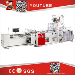 HERO BRAND DZB-800 Full Automatic <strong>Non</strong> <strong>Woven</strong> Type <strong>Bag</strong> <strong>Making</strong> Machine Paper <strong>Bags</strong> <strong>Manufacturing</strong> Machines Prices