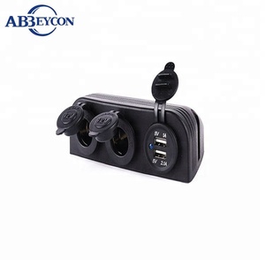 MD192 DSU-<span class=keywords><strong>3</strong></span> + <span class=keywords><strong>3</strong></span> + <span class=keywords><strong>2</strong></span> Roadster Drei Löcher USB Buchse Mit Zigarette Licht - Product Image 1