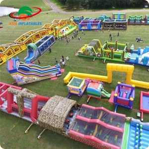 Lớn Nhất Dành Cho Người Lớn/Kid Inflatable Theme Park Công Viên Giải Trí Thiết Bị Inflatable Game - Product Image 3