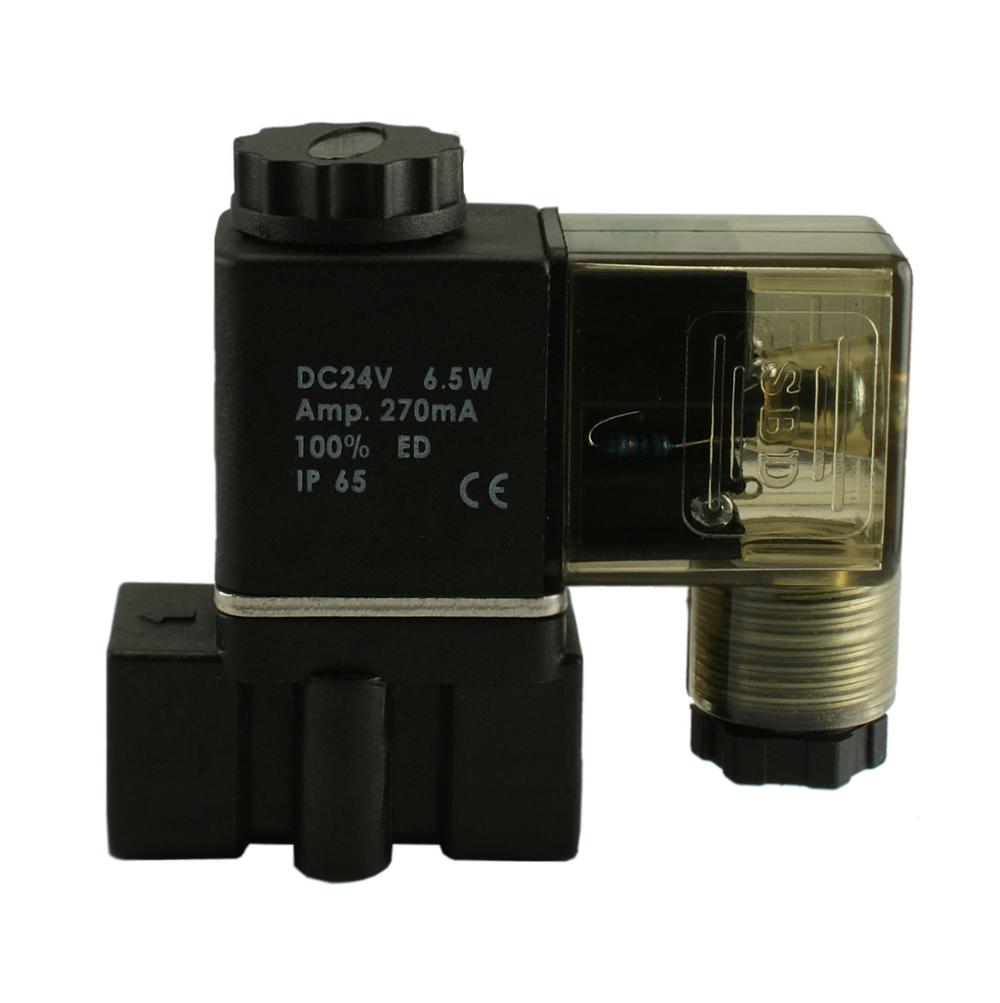Клапан соленоида катушки AMISCO 12VDC 2P025-08 пластиковый/латунный шарик/затвор для различных применений