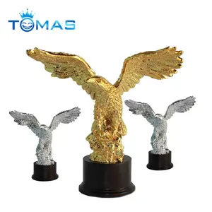 Custom eagle resin and pewter trophies