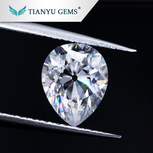 Comprar claro blanco moissanite piedras pera Lab creado diamantes Vieja Europa corte diamante - Product Image 6