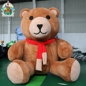 Giocattolo gonfiabile su misura dell'orsacchiotto di peluche alto 3m che fa pubblicità alla festa di evento di natale - Product Image 2