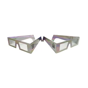 Gafas polarizadas 3D de papel muy exquisitas, diseño Original, fabricación 3D