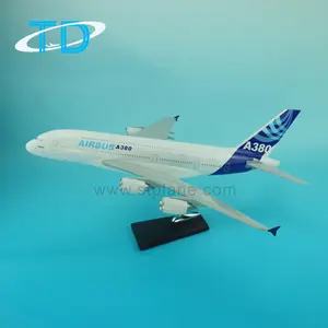 Modello di Aereo Aereo A380 Scala 1:150 47 centimetri Artigianali Fatti A Mano