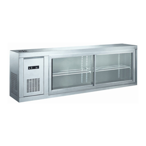 Restaurante Equipamentos De Refrigeração 1.2m Estática Refrigeração De Parede-Montado Vidro Sushi Exibição Geladeira Gabinete