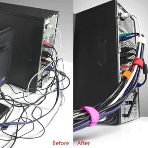 Reutilizable fijación cinta corbatas <span class=keywords><strong>3</strong></span>/4 pulgadas doble cara gancho rollo - Product Image 5