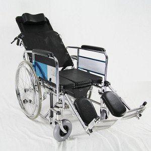 Schienale alto reclinabile portatori di handicap sedia a rotelle perfetto commode sedia a rotelle