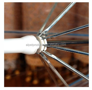 Mini <span class=keywords><strong>paraguas</strong></span> impermeable transparente para mascotas, <span class=keywords><strong>perro</strong></span>, gato, con correa - Product Image 4