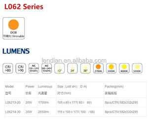 Triac regulable 30 W LED luz de <span class=keywords><strong>la</strong></span> pista con el parpadeo - Product Image 6