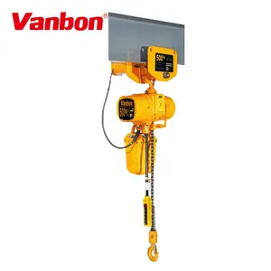 Vanbon CE approvato piccola capacità 200kg 300kg 500kg paranco elettrico con carrello monorotaia in vendita