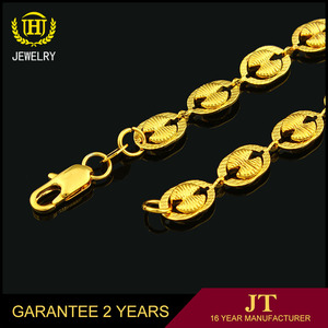 Joyería de moda al por mayor <span class=keywords><strong>20</strong></span> gramos de oro diseños de collar y collar de cadena de oro - Product Image 3