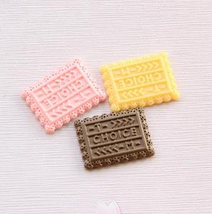 PVC Biscuit Simulation Charm Pendant Crafts 3D <strong>Resin</strong> Cookies Promotional Accessories <strong>Gifts</strong> - Product Image 2
