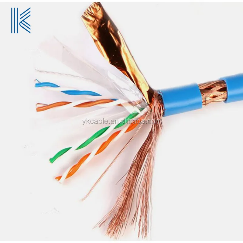 Best quality 1000 ft 305 m roll sftp ftp shield cat6 network ethernet cable