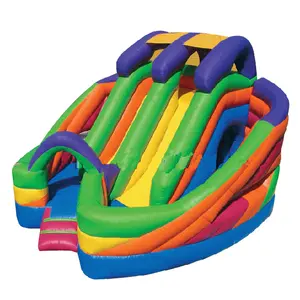 Leo núi kết hợp với slide dành cho người lớn kích thước sử dụng inflatable lâu đài bouncy với slide nước cho bán
