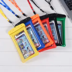 Hot Sale Universal wasserdichte PVC-Handy hüllen Klare Tasche Wasserdichte Tasche, wasserdichte Handy tasche mit Lanyard