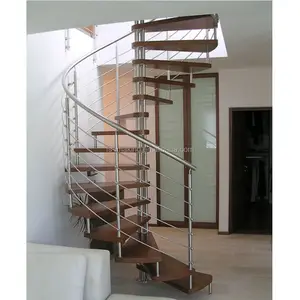Spiral Merdiven Merdiven Tipi ve Paslanmaz Çelik Merdiven Kullanılan Malzeme Spiral Merdivenler/cam adım sırtı/glasss korkuluk