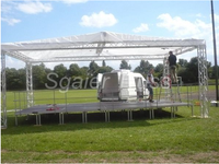 Sistema de Iluminación Portátil para Escenarios Móviles, Ideal para Eventos en Interiores y Exteriores