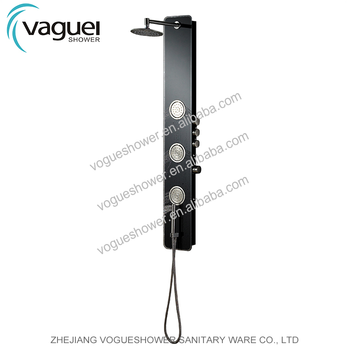 2014 ACS, cUPC, approbation de la ce de haute qualité Trempé panneau de douche en verre/colonne de douche G8110