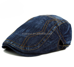 Alibaba Com Haute Qualité Coton Lavé Jean <span class=keywords><strong>Stetson</strong></span> <span class=keywords><strong>Casquette</strong></span> Gavroche <span class=keywords><strong>Casquette</strong></span> Sur Mesure pour Hommes <span class=keywords><strong>Casquette</strong></span> Ivy à Vendre - Product Image 3