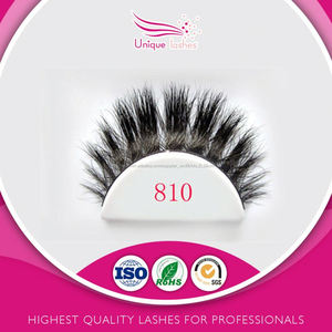 Comercio al por mayor de china negro real horse fur pestañas en las pestañas postizas - Product Image 2