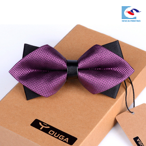 Có Thể Tái Chế Tùy Chỉnh Brown Kraft Paper Bow <span class=keywords><strong>Tie</strong></span> Bao Bì Hộp Ngăn Kéo - Product Image 2