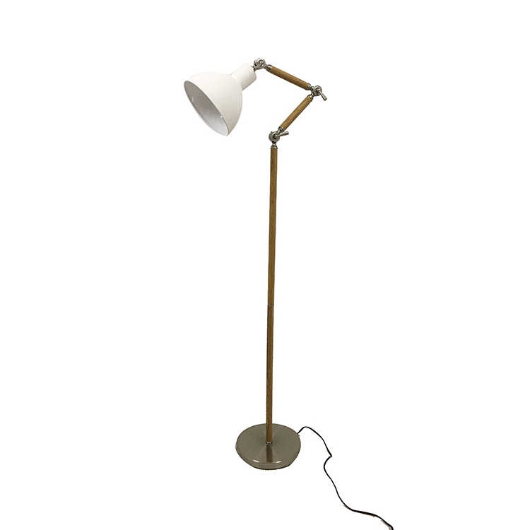 Украшение дома современный прочный коричневый деревянный торшер