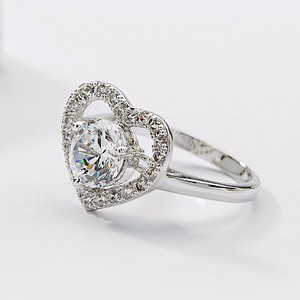 Teemi Compara 2015 Anillos de boda de la nueva llegada de rodio para las mujeres <span class=keywords><strong>al</strong></span> por mayor de la joyería del anillo del amor - Product Image 2