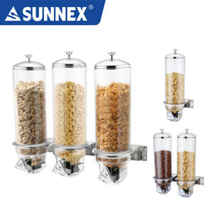 Dispensador de cereales de acero inoxidable para hoteles y restaurantes Sunnex Economy 4ltr X 2 - Product Image 6