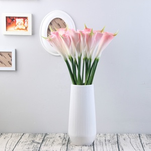 Mode en gros Vraie Touche PU <span class=keywords><strong>Calla</strong></span> Lys Bulbes Fleur Artificielle pour Mariage et Décoration De La Maison - Product Image 3