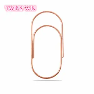 large size round paper clip gold for School Personal Document Organizing Professional Work 318