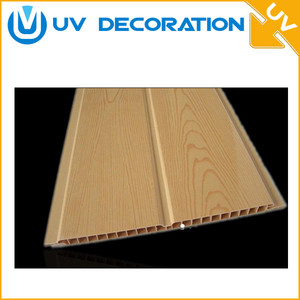 Stratification Rainure pvc face pvc plafond <span class=keywords><strong>panneau</strong></span> mural intérieur décoration Pour LE PAKISTAN - Product Image 1