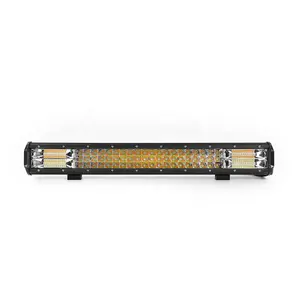 Off road LED Bar Light, 3 Row Led 7 "32" 42 "50" 12 polegadas 22 polegadas 52 polegadas Flood Spot 180w Offroad 4x4 Car Truck Curved Led Light Bar