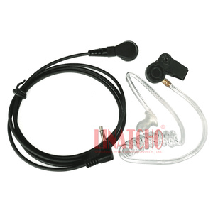 Micrô Bộ Đàm Tai Nghe Bên Ngoài Chỉ Nghe Được Pin 3.5Mm Tai Nghe Ống Âm Thanh - Product Image 3