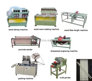 Línea de producción de palillos de bambú y madera, máquina formadora de palillos de madera