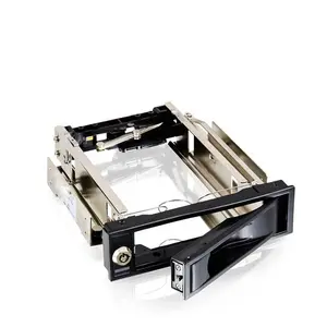 Kunci dengan LED Tool-Free 3.5 "SATA SSD HDD Rom Ponsel Rak Hot Swap Serial ATA Internal Hard disk Aluminium Kandang