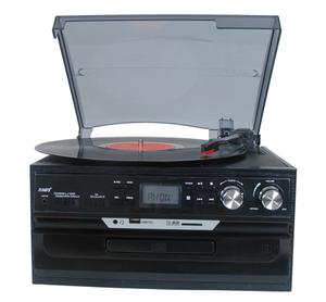Giradischi <span class=keywords><strong>Audio</strong></span> con <span class=keywords><strong>Lettore</strong></span> CD, Radio, <span class=keywords><strong>Cassette</strong></span>, USB, SD e Radio FM - Product Image 2