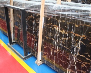 Venta caliente afgano <span class=keywords><strong>portoro</strong></span> mármol negro con oro vena losa de mármol para baldosas precio - Product Image 2