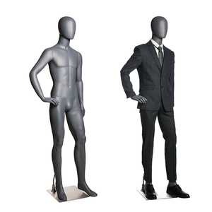 Maniquí Masculino <span class=keywords><strong>de</strong></span> Cuerpo <span class=keywords><strong>Completo</strong></span> en Gris Mate Abstracto y Moderno, Maniquí <span class=keywords><strong>de</strong></span> Traje para <span class=keywords><strong>Hombre</strong></span> <span class=keywords><strong>de</strong></span> Negocios - Product Image 4