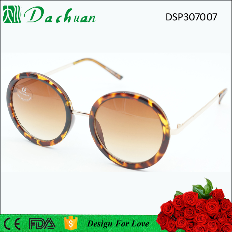 Ce FDA de Fashon caliente redondo forma linda del diseño réplica gafas de sol