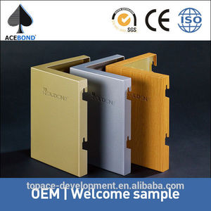 <span class=keywords><strong>Colores</strong></span> Multi de la alta clase fachada de recubrimiento de metal panel de pared, exterior revestimiento de la pared - Product Image 4