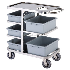 Rvs Afval Plaat Verzamelen Trolley - Product Image 1