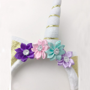 Fiesta <span class=keywords><strong>de</strong></span> Halloween <span class=keywords><strong>de</strong></span> velos caballo cuerno diadema <span class=keywords><strong>de</strong></span> princesa fiesta <span class=keywords><strong>de</strong></span> cumpleaños <span class=keywords><strong>de</strong></span> <span class=keywords><strong>los</strong></span> niños flor <span class=keywords><strong>pelo</strong></span> flor - Product Image 3