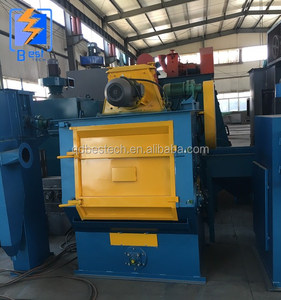 Nội Bộ Rotary Crawler Shot Máy Phun Cát/Rust Removal Kim Loại Shot Máy Phun Cát/Cao Su Vành Đai Phun Máy - Product Image 5