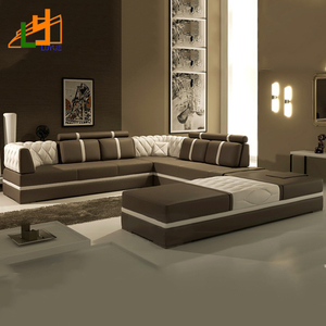 Venta directa de fábrica de lujo super suave I <span class=keywords><strong>en</strong></span> forma de esquina diseño moderno hotel vestíbulo interior de lujo sofá - Product Image 5