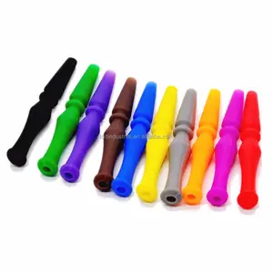 Silicone Mouth Tips For Hookah Shisha Colorful Mouthpiece Disposable Rubber Hose Tips Accessories