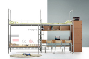 Abbattuto Dormitorio Mobili In Metallo Doppio <span class=keywords><strong>Letto</strong></span> a <span class=keywords><strong>Soppalco</strong></span> <span class=keywords><strong>Con</strong></span> Sedia Da Scrivania - Product Image 2