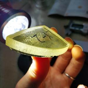 Сырье из синтетического муассанита GIGAJEWE, сырье из грубого синтетического муассанита светло-желтого цвета - Product Image 5