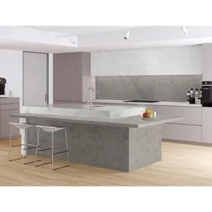 Sản Xuất Có Thể Điều Chỉnh Bằng Đá Cẩm Thạch Thiết Kế Đá Benchtop Thạch Anh Bê Tông Nhà Bếp Bàn Ngọn Băng Ghế Dự Bị