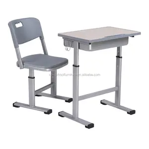 TOP Sale modern metal adjustable school furniture single student desk furniture school